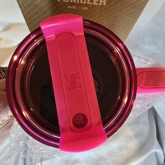 Stanley Pink 40oz Tumbler Laser Engraved - Picture 7 of 8